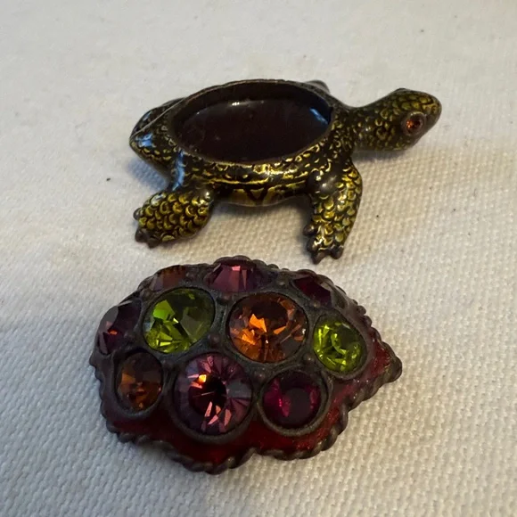 Jay Strongwater Colorful Jeweled Turtle Figurine - Picture 5 of 5